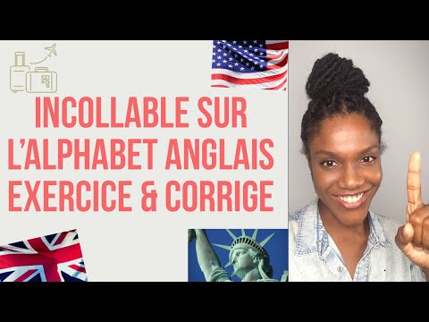 Alphabet en anglais, exercice et corrigé.