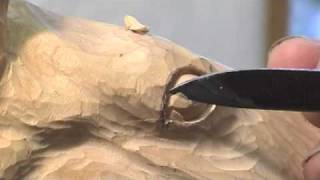 Carving a Horse's Head - Wood Carving Teaching DVD by Ian Norbury (Clip)