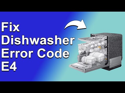 How To Fix The Dishwasher Error Code E4 - Meaning, Causes, & Solutions (Simple Solution!)