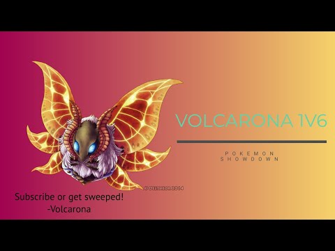 Volcarona 1 Versus 6 Sweep | Pokemon Showdown