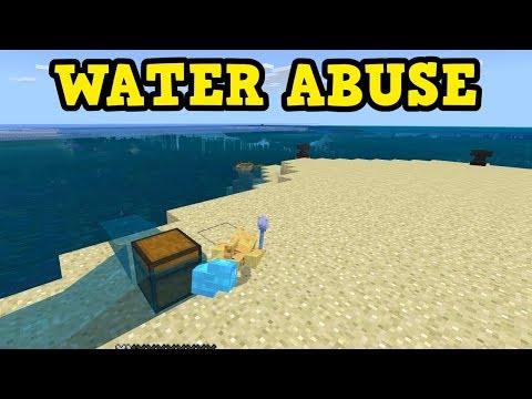 How To ABUSE WATER In The Minecraft Update Aquatic (1.13)