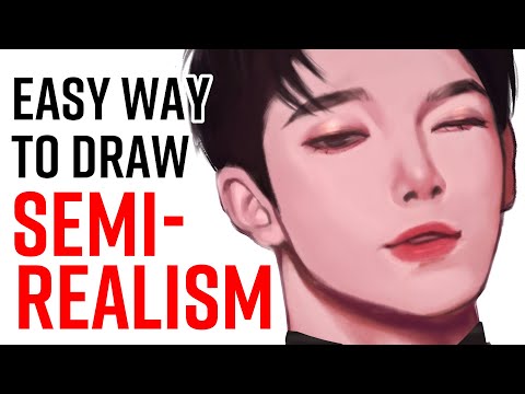 My Secret to Drawing Semi Realism!