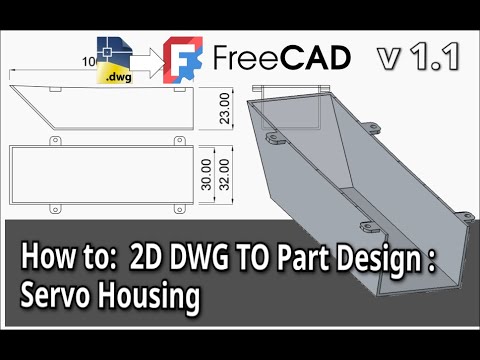 Learn how to convert DWG files into 3D printable models using FreeCAD