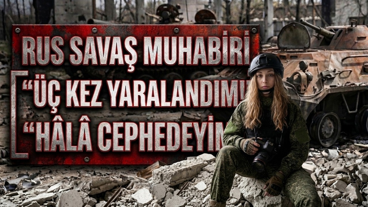“3 Kez Yaralandım, Hâlâ Cephedeyim” – Rus Kadını Savaş Muhabirinden Çarpıcı İtiraflar