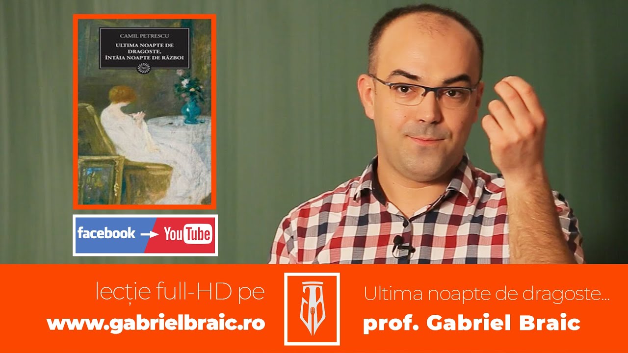 Ultima noapte de dragoste, întâia noapte de război de Camil Petrescu - comentariu sigur BAC 2021