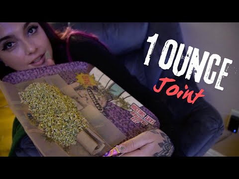 rolling a huge 28g joint