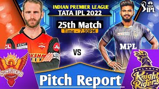 Match 25 - SRH vs KKR Today IPL Match Pitch Report | Brabourne Cricket Stadium Pitch Report, IPL2022