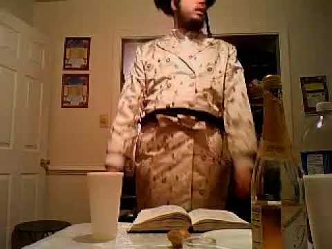 Jewish   Shalosh Seudos Vaera 5771 with the Koblentzer Rebbe 360p