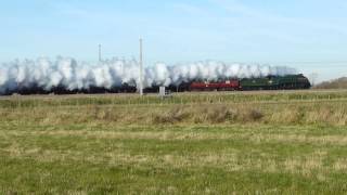 preview picture of video 'A4 60009 'Union of South Africa' at Offord 6th Dec. 2014'