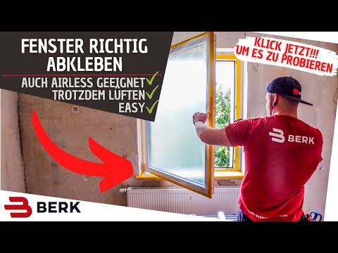 Tape windows properly and still be able to ventilate!!!