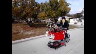 preview picture of video 'Red Shopping Cart Bicycle'