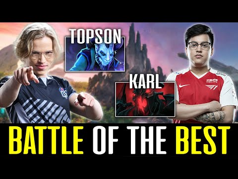 Topson RIKI vs T1.Karl SHADOW FIEND -- Battle of the BEST DOTA 2