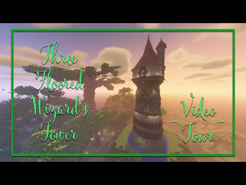 Wizard's Tower Minecraft Build | Video Tour