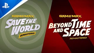Sam &amp; Max Save the World/Beyond Time and Space - Remastered Announce Trailers | PS4 Games