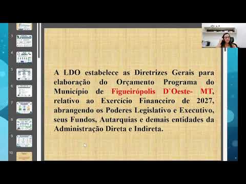 AUDIÊNCIA PÚBLICA L . D. O  -  LEI DE DIRETRIZES ORÇAMENTÁRIA - 2027