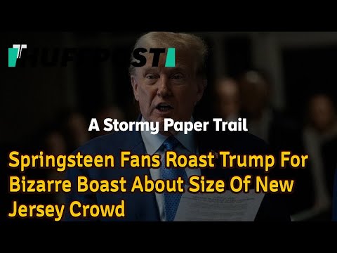 Springsteen Fans Roast Trump For Bizarre Boast About Size Of New Jersey Crowd | YT News