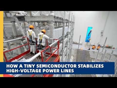 How a tiny semiconductor stabilizes high-voltage power lines
