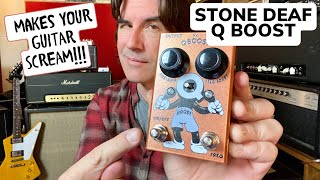 Video thumbnail for THIS PEDAL MAKES YOUR GUITAR SCREAM! Stone Deaf Q BOOST by Pete Thorn