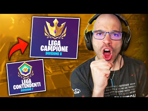 Dalla DIVISIONE 1 alla LEGA CAMPIONE - Ep. 6 | Fortnite ITA Gameplay in Italiano Arena in Solo