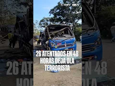 13 personas murieron por la activación de carga explosiva en la vía que une a Cali con Popayán
