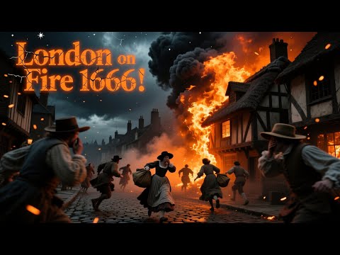 “The Great Fire of London 1666: The Blaze That Rebuilt a City!”