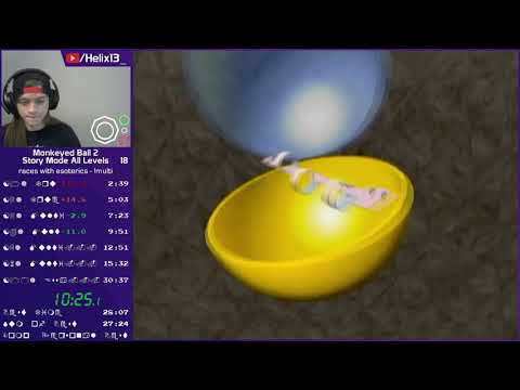 [SMB2 Rom Hack] Monkeyed Ball 2 - Story Mode in 29:34