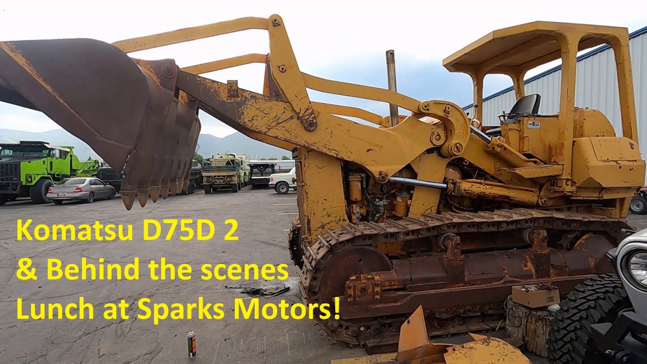 Komatsu D75D 2 Overview with Behind the Scenes Lunch at Sparks Motors!