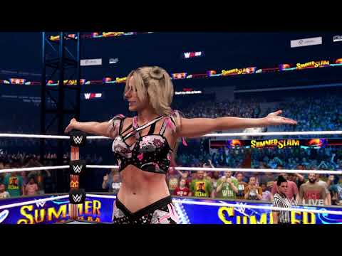Stacy Keibler Vs Alexa Bliss WWE 2K23 Extreme Rules Fight
