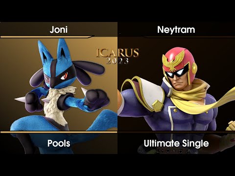 ICARUS 2023 Pools - Joni (Lucario) Vs. Neytram (Captain Falcon) SSBU Ultimate Tournament