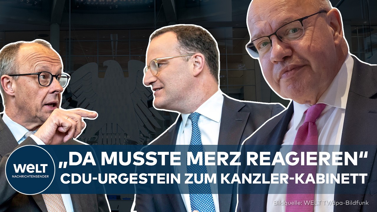 BERLIN: "Merz musste reagieren" – Ex-Kanzleramtschef Altmaier zum neuen CDU-Kabinett