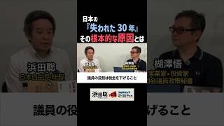 行政の肥大化が国民の活力を奪う #日本自由党 #浜田聡 #楜澤悟