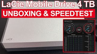 LaCie Mobile Drive Moon 4 TB | 2.5 Zoll USB-C, 3.1 für PC, Mac und Konsolen | Unboxing & Speedtest