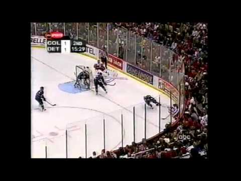 2002 Playoffs: Col @ Det - Game 1 Highlights