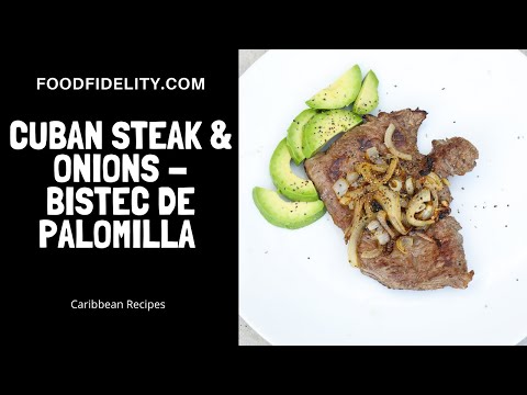 How To Make Cuban Steak and Onions "Bistec De Palomilla
