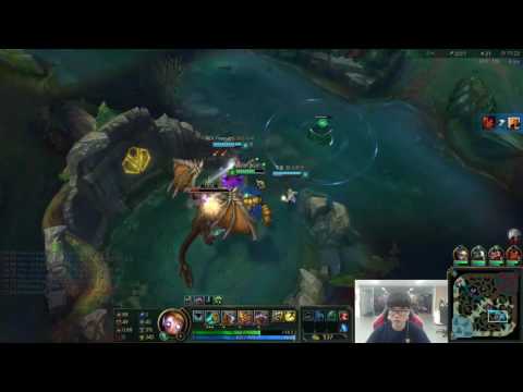 SKT T1 Faker Stream   Blitzcrank SUPPORT vs Thresh   Full Gameplay Patch 6 10