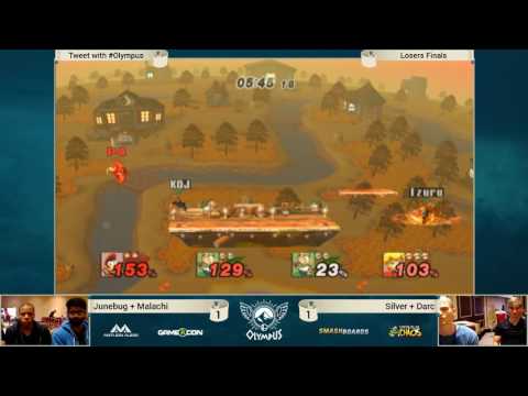 Olympus - Junebug + Malachi vs Silver + Darc - PM Losers Finals - Project M