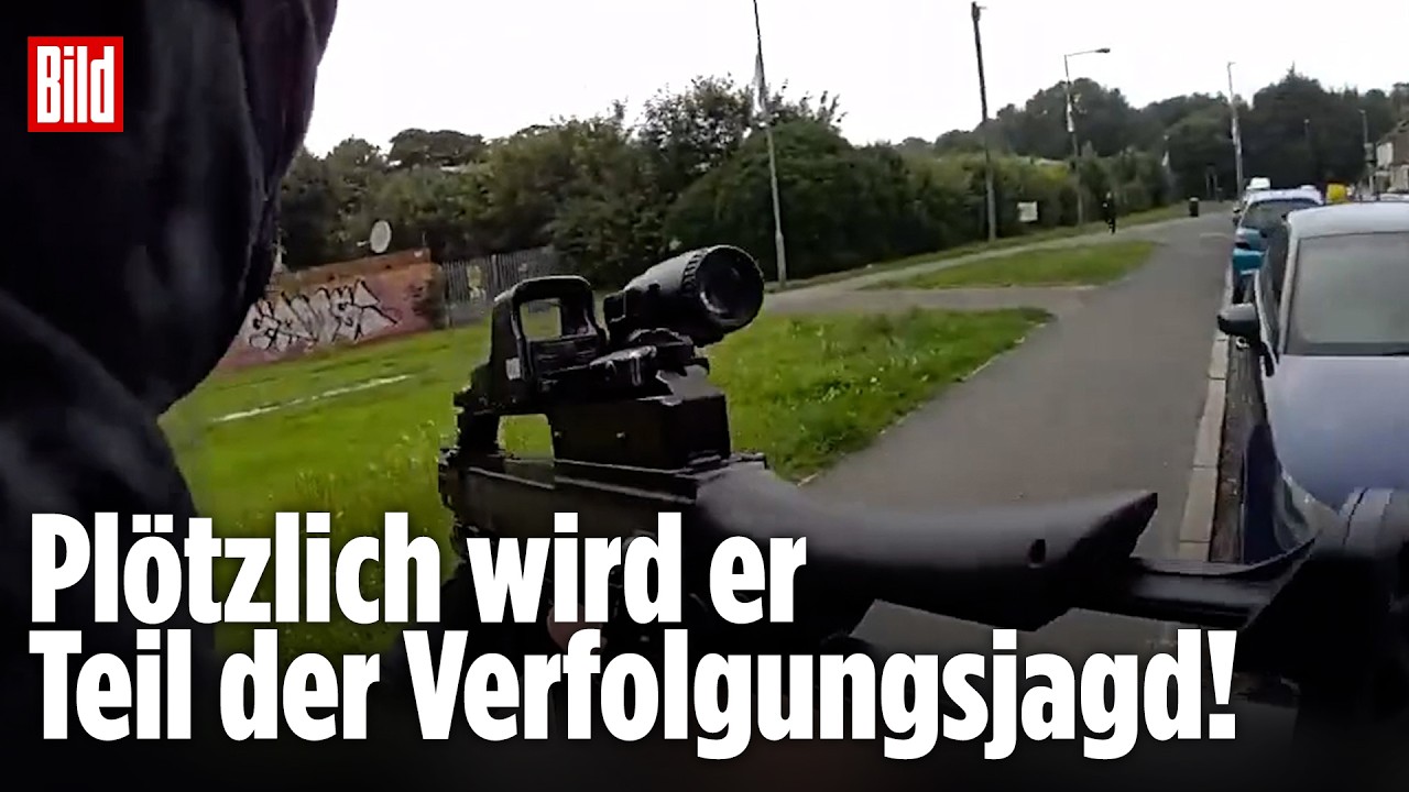 Verfolgungsjagd: Bodycam filmt Zivilcourage eines Van-Fahrers!
