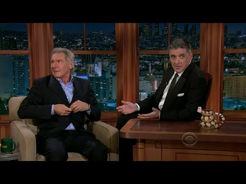 Late Late Show with Craig Ferguson 4/19/2013 Harrison Ford, Ariel Tweto