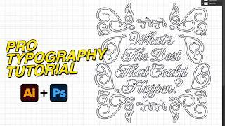 Designing a Vintage Typography Poster in Illustrator & Photoshop