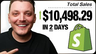 I Made $10,000 In 2 Days Selling A T Shirt | Shopify POD Business