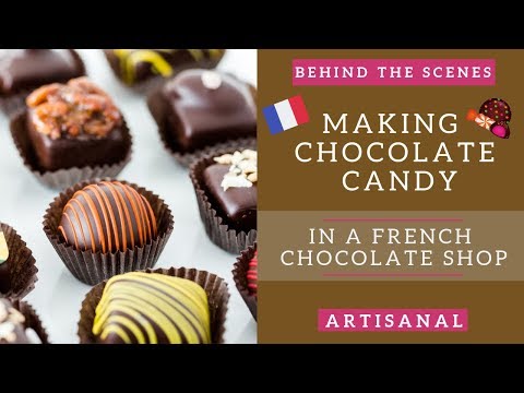 France chocolate shop visit: Behind the scenes of...