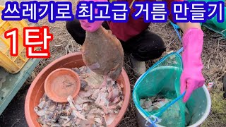 생선 아미노산 액비 만들기(어 액비) 식물 영양제 거름 비료 미생물 em  귀농 귀촌