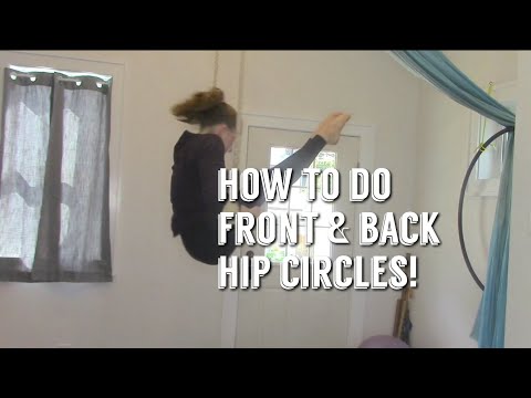 HOW TO DO HIP CIRCLES ON TRAPEZE // dance circus me