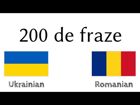 200 de fraze - Ucraineană - Română