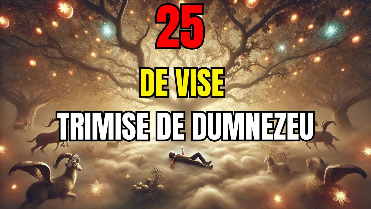 25 de vise de la Dumnezeu si Semnificatia lor ! Ce inseamna in BIBLIE ? Ce inseamna pentru Isus .