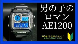 【AE-1200 カスタム】初心者でも液晶カスタムがしたい！【CASIO】