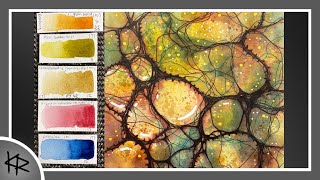 abstract WATERCOLOR & Mixed Media - 293