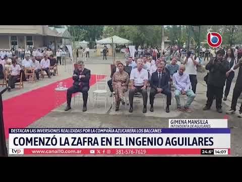 Comenzó la zafra en el ingenio Aguilares