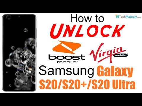 Unlock Virgin & Boost Mobile Samsung Galaxy S20, S20+(Plus), & S20 Ultra 5G - Use in USA & Worldwide