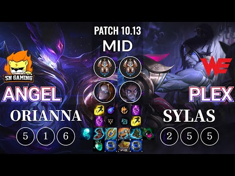 SN Angel Orianna vs WE Plex Sylas Mid - KR Patch 10.13